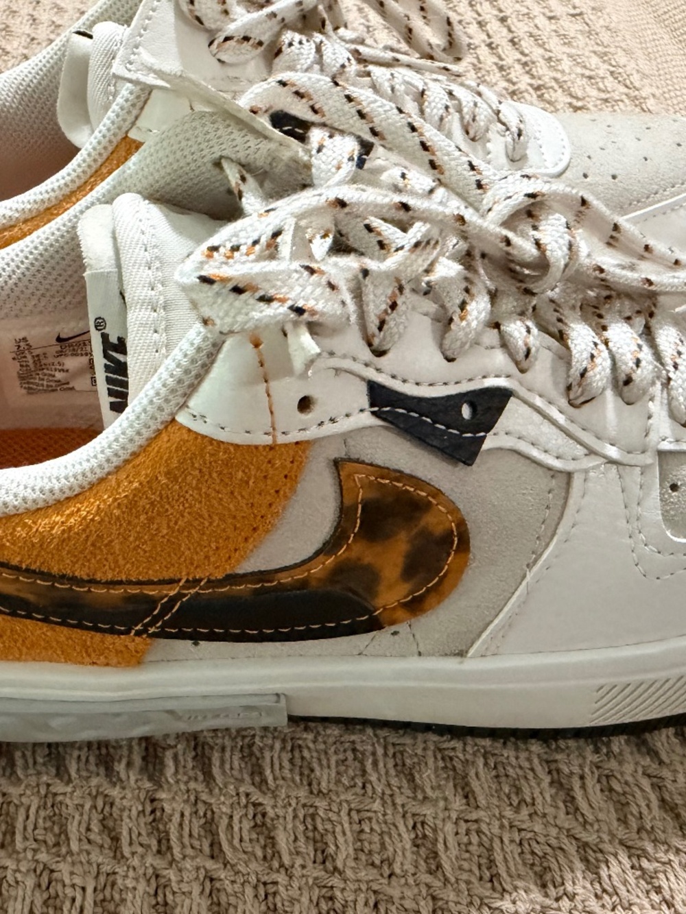 Nike Air Force 1 Fontanka Tortoise Shell Women’s Size 7.5 – Good Condition
